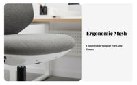 Ergonomic Mesh supportrest rotate Adjustable Height Indoor Furniture effortless Rolling Casters Easy Assembly for Remote Workers