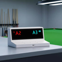 OLED Display Card Game Scorekeeper USB-C Charging Electronic Scorekeeper Rechargeable Tabletop Scoreboard White