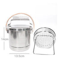 Brush Washing Bucket with Lid Multifunctional Paint Brush Washer with Lid for Sketching
