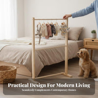 Miniature Pet Wardrobe Floor-Standing Design Garment Rack Minimalist aesthetic