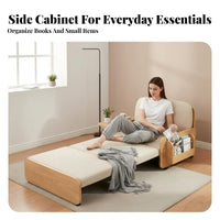 Multi-Functional Pull-extendable Sofa Bed versatileUse transformable Furniture Space-Saving Sleeper Couch Foldable Design for Small Apartment Dwellers, Students, property owners, Living Room, Home Office