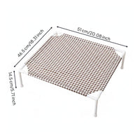Elevated Pet Bed Easy to Assemble Washable Dog Cat Bed Portable for Summer