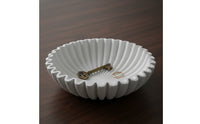 Decorative Bowl with Edges Stone-Like Bowl Textured Table Decor for Home Stylists, Clean-Liners, Entryway, Kitchen Counter
