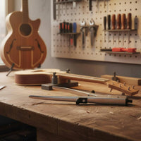 Flush Cut Fret Cutting Tool Rubber-Coated Handles Guitar Fret Cutting Pliers Ergonomic Handle Musical Instrument Tool for Luthiers, Workshop