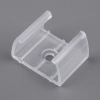 Single Hole Clip Fixed Bracket for LED Strip Lights, Versatile Mounting Clips for Signs DIY, Includes Screwdriver and Sample, U-Shaped Design