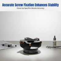 75° Face Milling Cutter for Horizontal CNC, Waste Angle, KAP400R63, Multiple Sizes Available