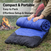 Winter Sleeping Bags for Grown-Ups, Thermal Sleeping Bag with Soft Textile Fill, Envelope Design for - Image 4