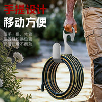 加厚不锈钢水管挂架免安装直接挂水龙头不生锈收节省空间水管收纳.