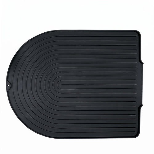 Curved Kitchen Mat Easy to Clean Silicone Draining Mat Flexible Drainage Pad