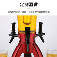 3L Beer Dispenser with Lighted Tap for Bars, Keg Bucket, Cola Keg, Trendy Beer Dispenser