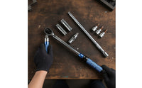 8 Pieces Tension Wrench with Storage Cases Reversible Tension Wrench Set Non-Slip Tool for Mechanics, Hobbyists, Garage