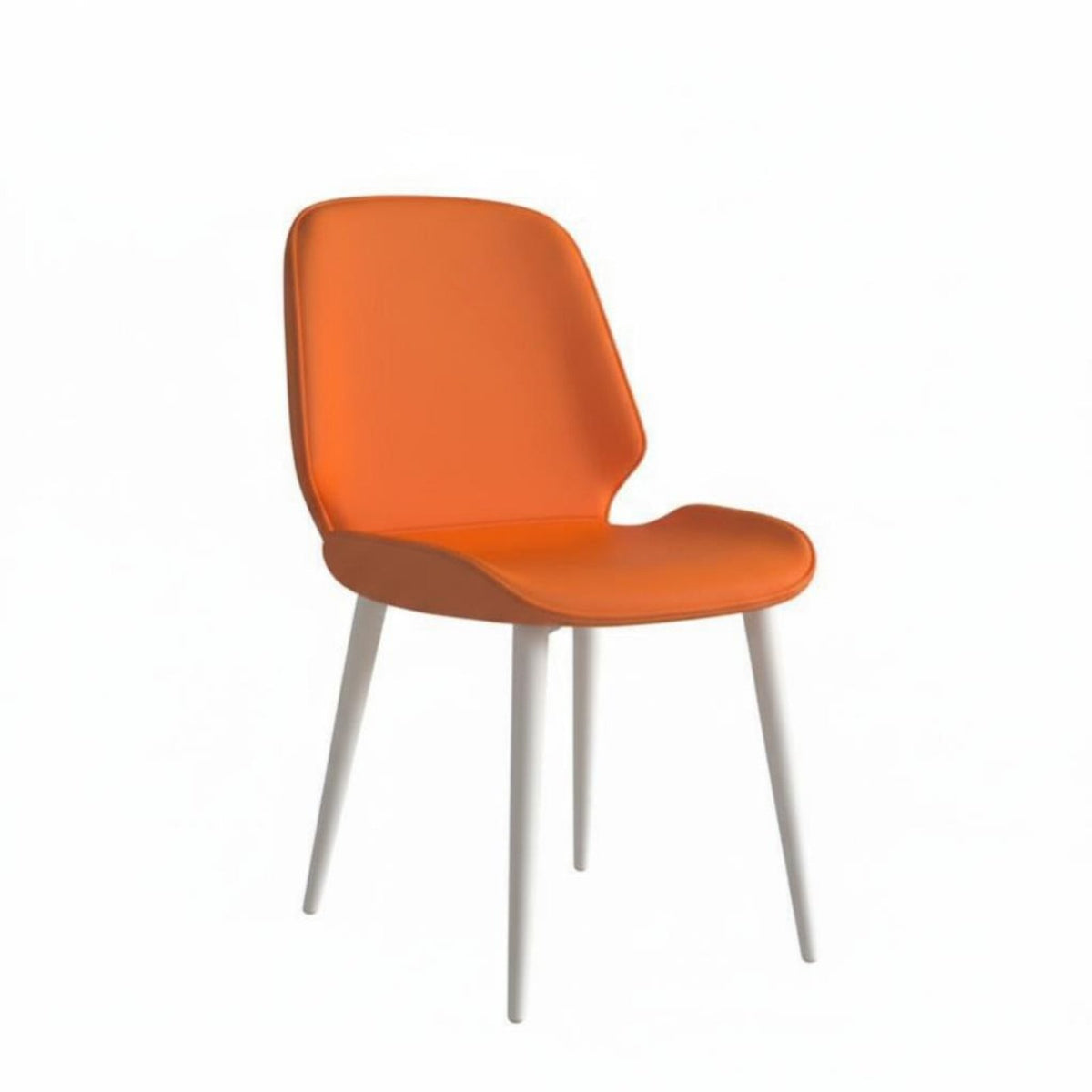 Upholstered Shell Chair Modern Design Indoor Furniture Sturdy Frame for Kitchen
