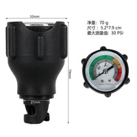 Pressure Gauge for Inflatable Boats and Paddleboards (30 PSI)