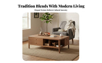 Song Era artistic double-level End Table New Chinese design & dwelling Furnishing With Storage Shelf Household Furniture Space-Saving for Interior Decorators, Apartment Dwellers, residents, Living Room, Bedroom, Reception Area, Balcony