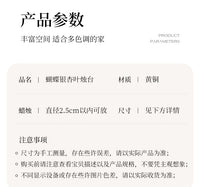 客厅餐桌轻奢中古北欧浪漫蜡烛晚餐装饰黄铜复古烛台摆件家用家饰