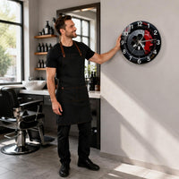 Brake Disc Timepiece Printed Design Home Decor Silver Hands