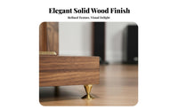 Adjustable Feet Solid Wood Speaker Stand Vibration Reduction Bookshelf Speaker Stand Shock Absorbing Audio Accessory High-Fidelity Grade for Audiophiles, Home Theater