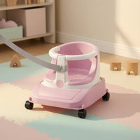 Swivel Baby Rolling Seat Mobile Baby Floor Seat with Wheels Ergonomic Two-Tone for Infants, Toddlers, Playroom