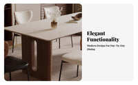 5 Pieces Modern Design Pedestal Table with 4 Chairs Light Luxury Aesthetic Dining Room Set Minimalist design Household Furniture Sturdy Build for Apartment Dwellers, Families, Homeowners, Small Spaces, Kitchen, breakfast corner, Home