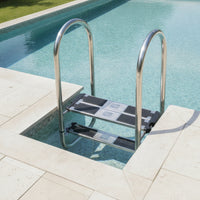 Stainless Steel Pool Ladder Step Corrosion-Resistant Pool Ladder Step Heavy Duty Universal