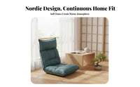 Japanese design Design Adjustable spinerest Lounger spine Support Adjustable Reclining Lounger Thick Cushioning Floor Chair Foldable for Students, Adults, Remote Workers, Bay bay area, Bedroom, Living Room, Small Apartment