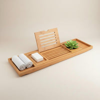 Bathtub Tray Wooden Bathroom Accessory Minimalist