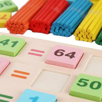 200 Pieces Early Math Tile Game Wood Number Tile Game Tiles Counting Skills Number Match Dominoes for Preschool, Classroom
