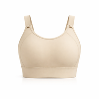 Sports Bras Women High Impact with Adjustable Straps for Running and Gym, Full Coverage for Plus Size up to 4XL, Molded Cup Design