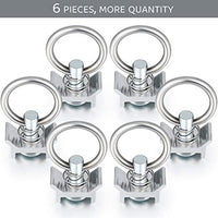 Stainless Steel Speaker Hanging Ring with Yellow and White Buckles for Rigging and Lighting