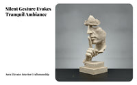 Collectible Stable Base Shh Figurine Home Modern Decor Sculpture Statue