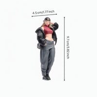 Diorama People Models Realistic Details Diorama Figure Resin Material Small-Scale Decor for Collecting