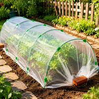 Greenhouse Hoop Supports, Fiberglass, 7mm 43cm Tunnel Supports, Rust-Resistant, Home Garden, Frost Protection