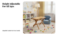 Adjustable Desk and Chair Combo Easy Assembly children's Furniture for Playroom