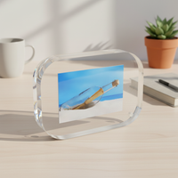 Magnetic Acrylic Photo Frame with Rounded Corners, Double-Sided Display