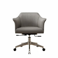 Upholstered rotate Chair Height Adjustable Upholstered Task Armchair Luxury Aesthetic Modern design for Students, Remote Workers