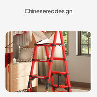 6-Step Folding Aluminum Ladder, Multi-Purpose, Indoor Safety