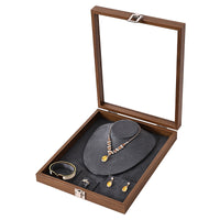 Multifunctional Jewelry Box with Lid for Rings, Earrings, and Bracelets