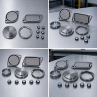 Aluminum Alloy EGR Plug Kit Machined EGR Delete Kit for Mechanics, Engine Repair