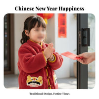 Children's Coat, Cartoon Pattern, Winter Thick Jacket, Chinese Style, Unisex, New Year Infant Tang Suit