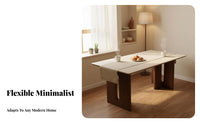 5 Pieces Modern Design Pedestal Table with 4 Chairs Light Luxury Aesthetic Dining Room Set Minimalist design Household Furniture Sturdy Build for Apartment Dwellers, Families, Homeowners, Small Spaces, Kitchen, breakfast corner, Home