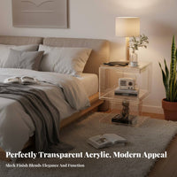Rippled C-Shaped Table Multi-Functional Household Furniture Modern Aesthetic