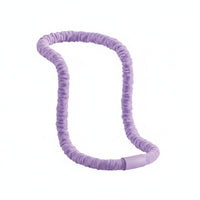 Paineffortless Soft Flexible Exercise Hoop Weight Loss Weighted Exercise Hoop Faux Rabbit Faux Hair for Home Exercise