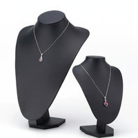 Professional Presentation Necklace Display Bust Elegant Design Jewelry Mannequin Stand Versatile Usage Portrait Neck Stand Stable Base for Retailers, Showcase, Craft Fairs, Photography
