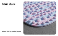 Foot-Shaped Massage Pad Ergonomic Design Foot Optimal Firmness Reflexology Stepping Pad for Office Workers, Home, Washroom