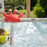 Turtle Pool Thermometer Easy to Read Buoyant Pool Thermometer Spa Temperature Gauge for Young Children, Infants, Bathtub, Aquarium