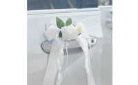 Car Flower Decoration with Ribbon Artificial Decorations Versatile for Brides