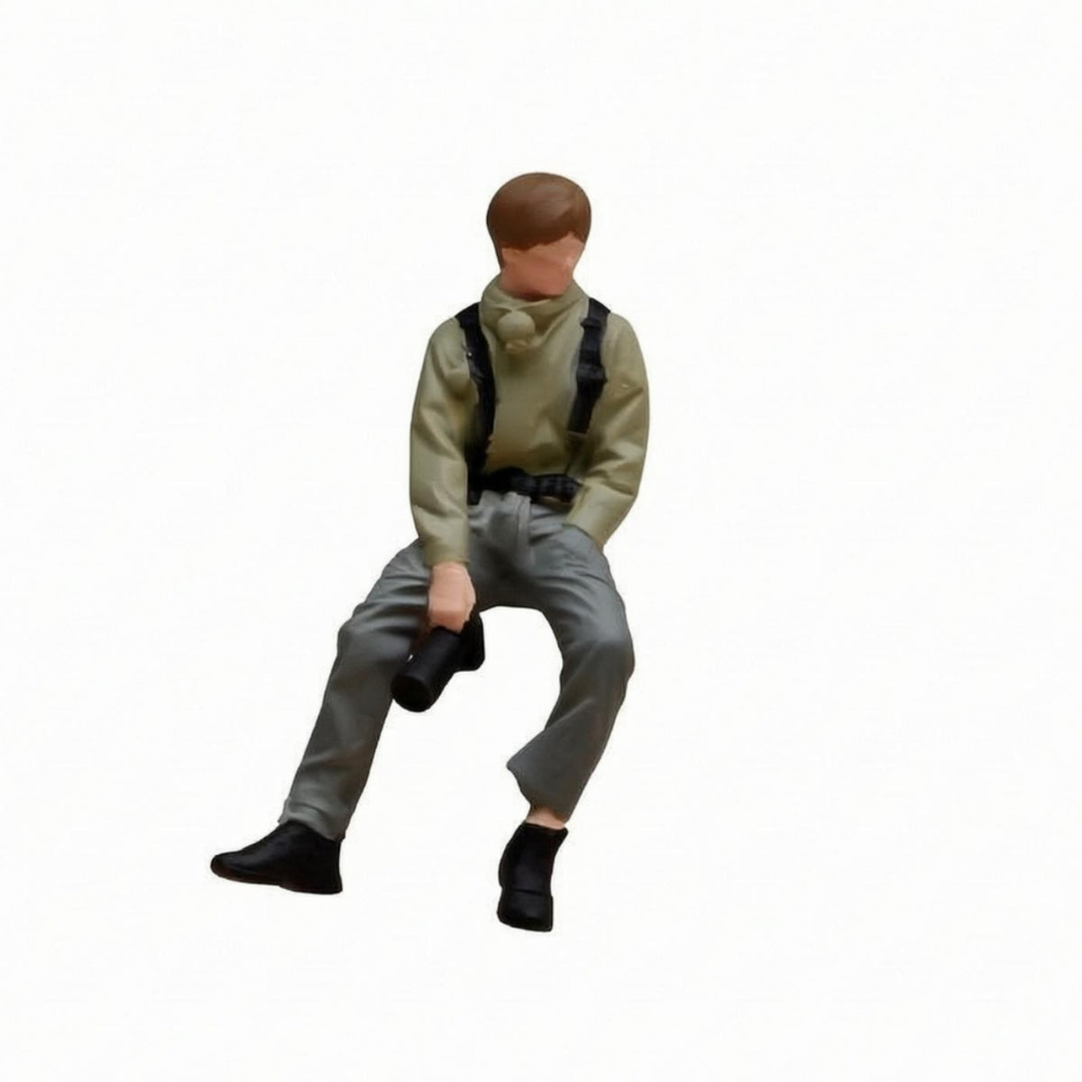 Photo-Taking Resin Figure Realistic Pose 1:64 Scale Display Figurine