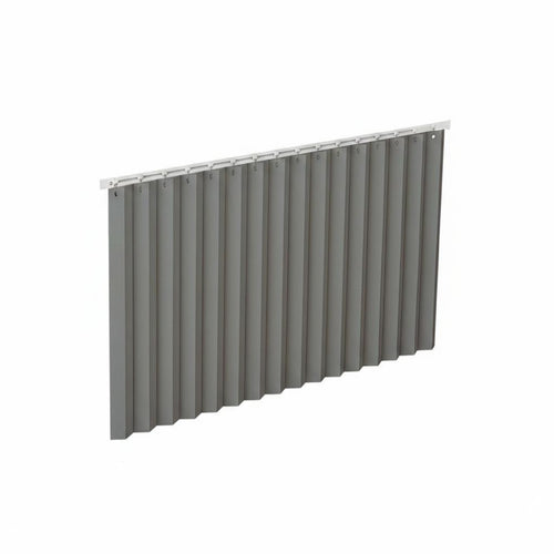 Desk Privacy Curtain Pleated Workstation Screen Wind Blocking