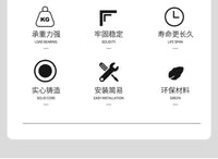加厚三面角码左右床固定器橱柜层板角铁板托固定角撑家具五金配件