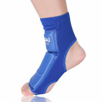 Shock Absorbing Taekwondo Foot Protector Wear-Resistant Sanda Foot Sleeve PU Leather for Athletes, Beginners, Competition, Competitions, Gym